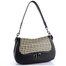 Hispanitas luxusná kabelka so vzorovanou klopou black/white BI254150