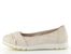 Caprice širší kožené baleríny Off white 9-22118-44