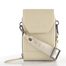 Bugatti malá crossbody kabelka/puzdro na telefón béžová 49665350