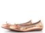 Wonders baleríny s mašličkou metalické Rame A-61112