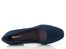 Tamaris lodičky se širokým podpatkem navy suede 1-22437-47