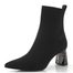 Tamaris elegantní kotník na podpatku black 1-25328-47