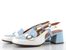 Fly London lodičky s volnou patou sky blue/offwhite P145456002