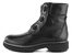 Geox členkové topánky hladké so zipsom čierne D84ACA043BN