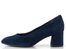 Tamaris lodičky se širokým podpatkem navy suede 1-22437-47