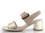 Ara dámske širšie sandále na podpätku Brighton Platin/Sand 12-20510-11