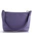 Elega malá kabelka přes rameno fialová/stříbrné kování 69773