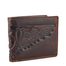 Pánská peněženka s ražbou křídel temně hnědá 6537