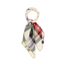 Fraas hedvábný šátek s károvaným vzorem honest white 612008-021