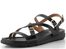 Tamaris páskové sandály černé 1-28231-46