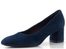Tamaris lodičky se širokým podpatkem navy suede 1-22437-47