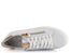 Remonte bílé sneakers tenisky s metalickými prvky a postranním zipem D0903-81