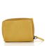 Kožená peněženka se šikmou kapsou žlutá HB-10/18