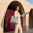 Gabor metalická shopper kabelka Elfie Silver 011639