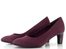 Tamaris textilní lodičky burgundy comb 1-22418-41