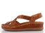 Pikolinos sandále s kríženými pásikmi Cadaques Brandy W8K-0741