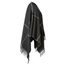 Högl luxusní vlněný pléd - pončo schwarz 0-196200-0100