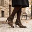 Hispanitas elegantní kotník na podpatku Paris espresso HI265076