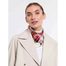 Fraas hedvábný šátek s károvaným vzorem honest white 612008-021