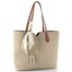 Rieker shopper kabelka so stuhou beige H1045-60
