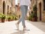 Looke kožené perforované polobotky Leonore White L1051_03