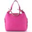Lola Casademunt shopper kabelka s kovovým madlem fuchsia LS2604019