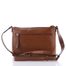 Dámská kožená crossbody kabelka cognac 2525-B-025