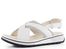Caprice sandály s kříženými pásky White Combi 9-28704-20