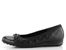 Gabor prošívané baleríny s lakovanou špičkou černé 52.622.57