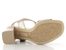 Gabor metalické sandály na podpatku Puder 61.700.62