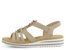 Rieker sandále na kline béžové V0649-62