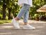 Tamaris tenisky na platformě white/rosegold 1-23313-41