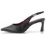 Tamaris lodičky s volnou patou black leather 1-29612-47