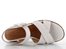 Tamaris sandály na klínku White Leather 1-28202-42