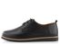 Looke hladké polobotky Leona dark black  L0687_24