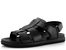 Caprice pánské kožené sandály černé 9-18100-42
