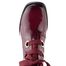 Hispanitas lakovaný šněrovací kotník na podpatku Marsella wine HI254326