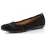 Gabor černé semišové baleríny 54.167.17