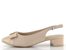 Caprice lodičky s volnou patou Beige Comb 9-29502-42