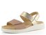 Ara sandále na platforme s klinom Madeira Sand/Platin 12-21401-11