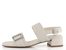 Högl luxusní sandály na podpatku Creme 9-102640
