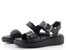 Ara sandály na platformě s klínkem Bilbao schwarz 12-33517-01