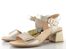 Remonte sandály na podpatku palegold D1K54-90