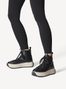 Tamaris šněrovací kotník na vysoké platformě Black 1-26888-39