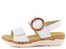 Remonte sandály s plastovou sponou bílé R6853-80