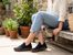 Asportuguesas nazúvacie úpletové poltopánky Care black P018019026