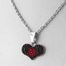 Náhrdelník červené srdíčko Preciosa