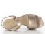 Gabor metalické sandály na podpatku Puder 61.700.62
