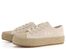 Lee Cooper tenisky na platformě světle béžové LCW-24-31-2191LB