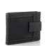 Pánská peněženka se zápinkou stínovaná černá V-05/W